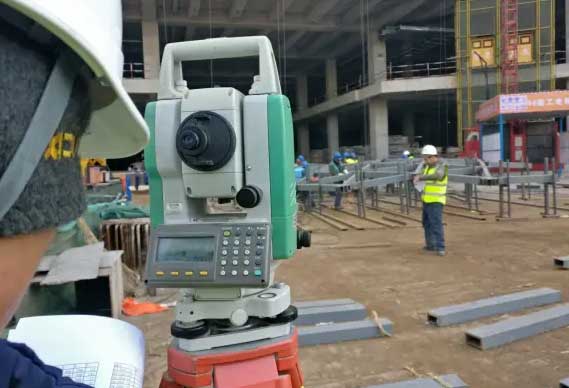 全站儀免棱鏡模式在高空鋼結構測量中的應用與優勢